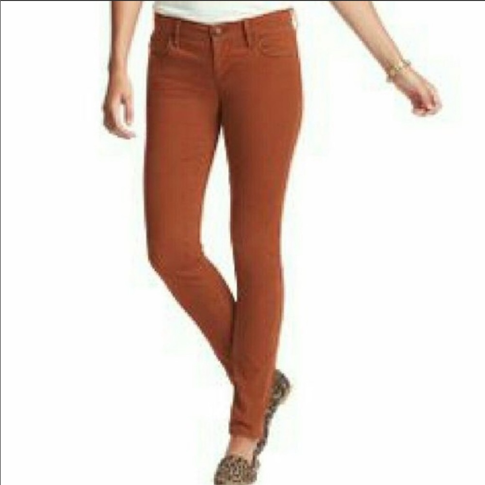 Banana Republic Rust Skinny Jeans